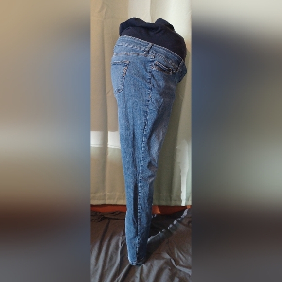 A Seraphine Blue Straight Jeans Classic Style - Picture 2 of 10